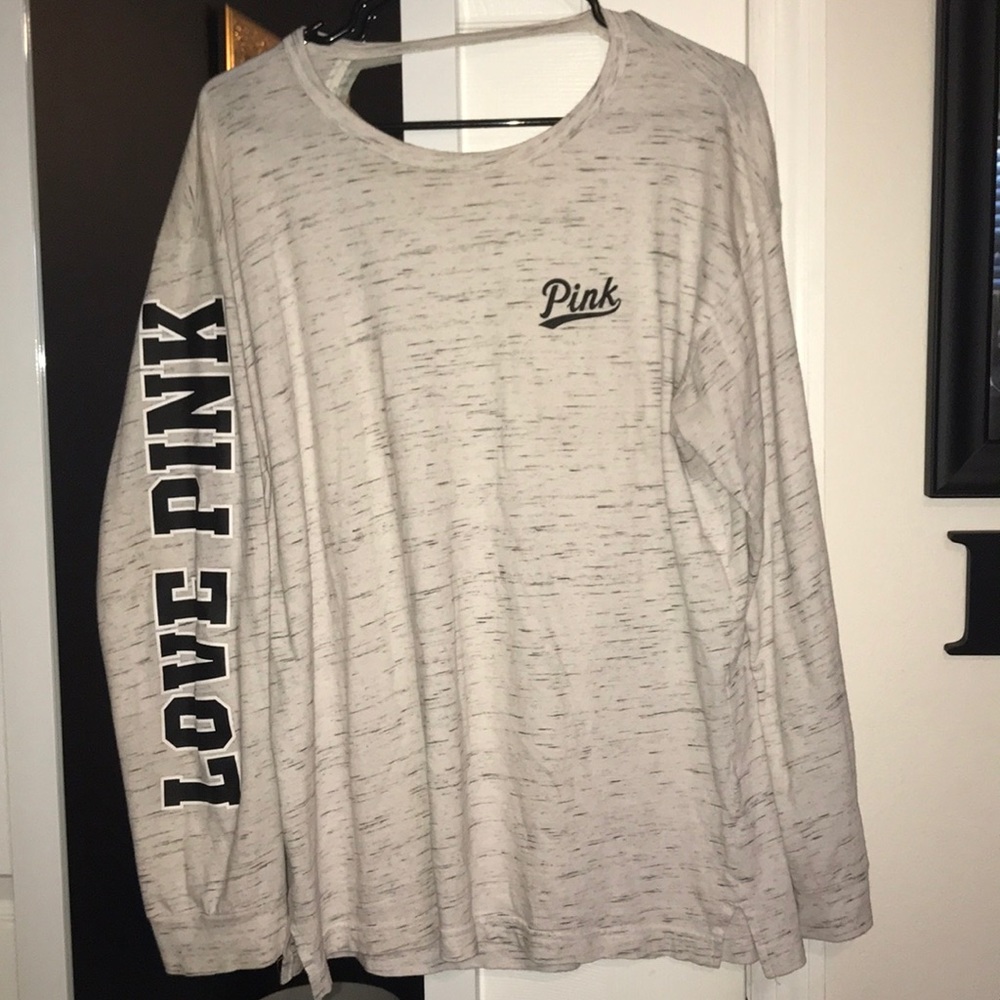 PINK Open Back, Long Sleeved Shirt